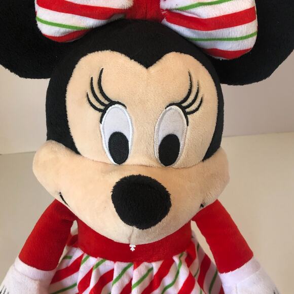 Minnie‎ Mouse Plush Toy Disney Holiday Mickey Mouse Christmas 22” - Picture 2 of 10
